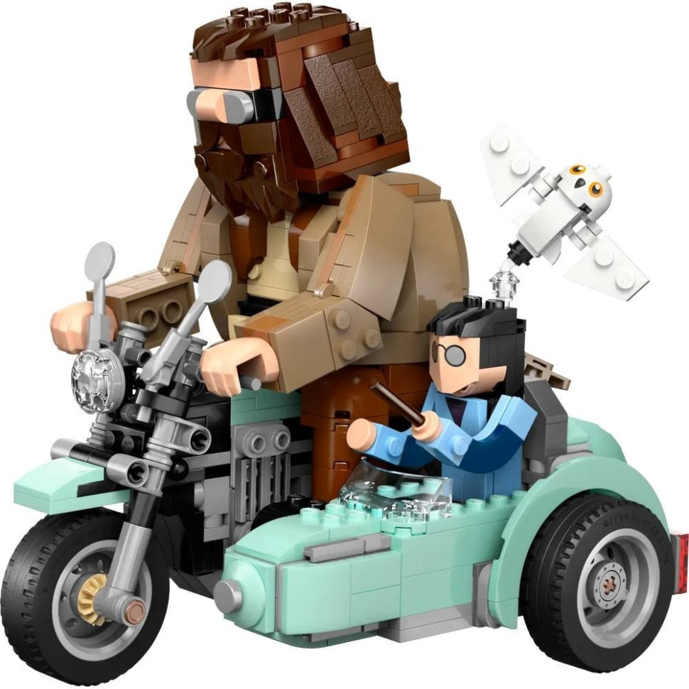 Конструктор Поїздка Геґріда й Гаррі на мотоциклі LEGO 76443, 617 деталей