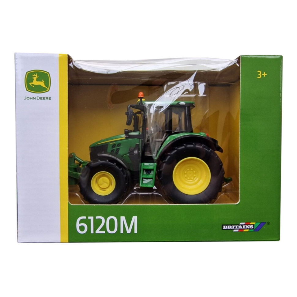 Модель Трактор John Deere 6120M Britains 43248B масштаб 1:32