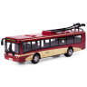 Детский инерционный троллейбус "Автопарк" PlaySmart 6407 масштаб 1:72 