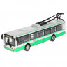 Детский инерционный троллейбус "Автопарк" PlaySmart 6407 масштаб 1:72 