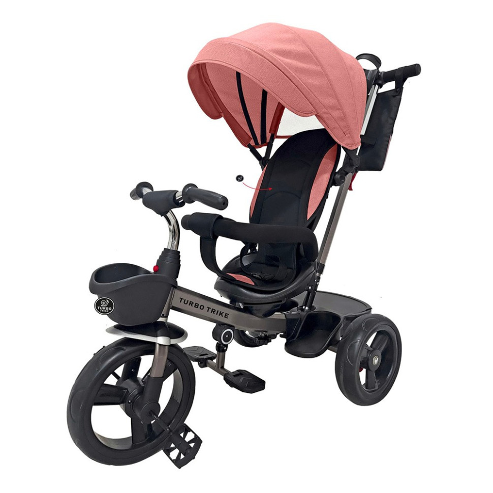 Детский трехколесный велосипед Turbotrike MT 1001-7 розовый