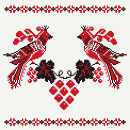 Картина по номерам "Свадебный орнамент" Art Craft 13037-AC 30х30 см 