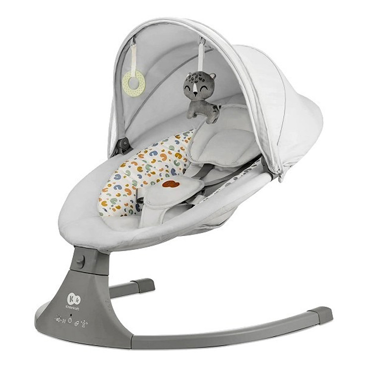 Дитяче крісло-гойдалка Lumi 2 Kinderkraft KBLUMI02LGR0000 Light Grey