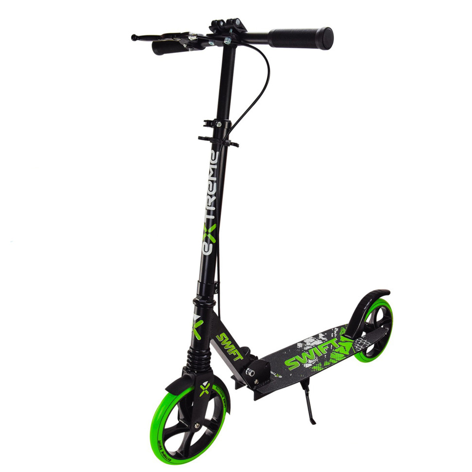 Самокат городской 2-х колесный Scooter Extreme Bambi SK2438 зеленый