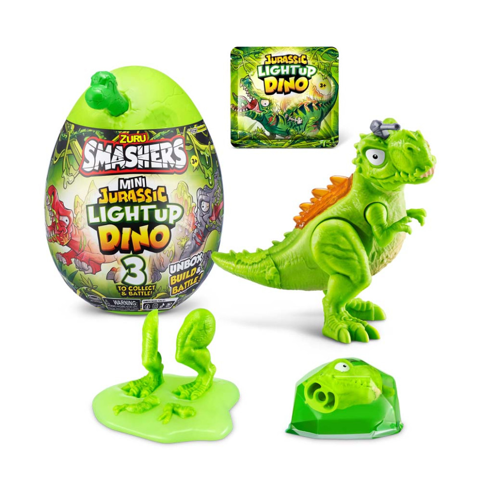 Дитяча іграшка Mini Jurassic Ті-Рекс Smashers 74107B у наборі з аксесуарами