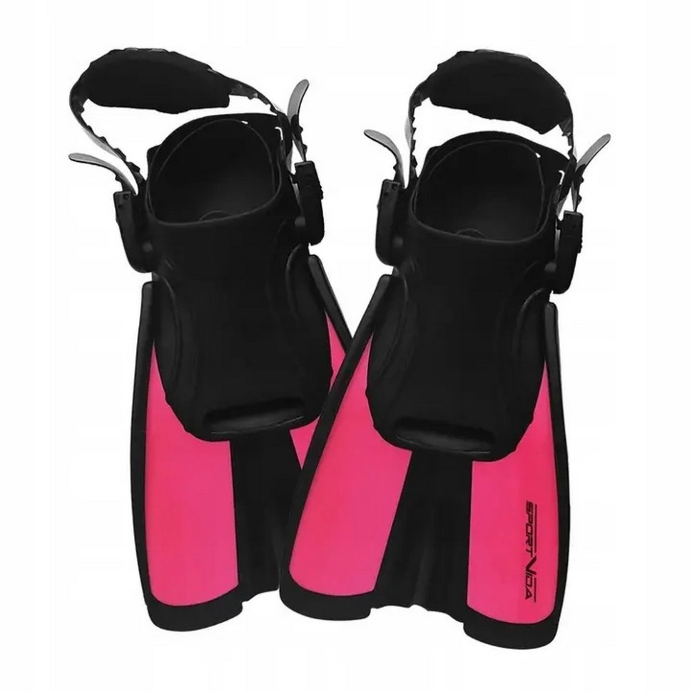 Ласти для плавання SportVida SV-DN0008JR-L, Size 39-43 Black/Pink