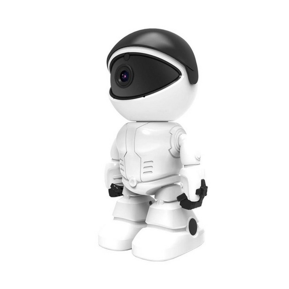 Беспроводная поворотная IP-камера видеонаблюдения SV Робот Bambi QC1-B 3MP, Белый