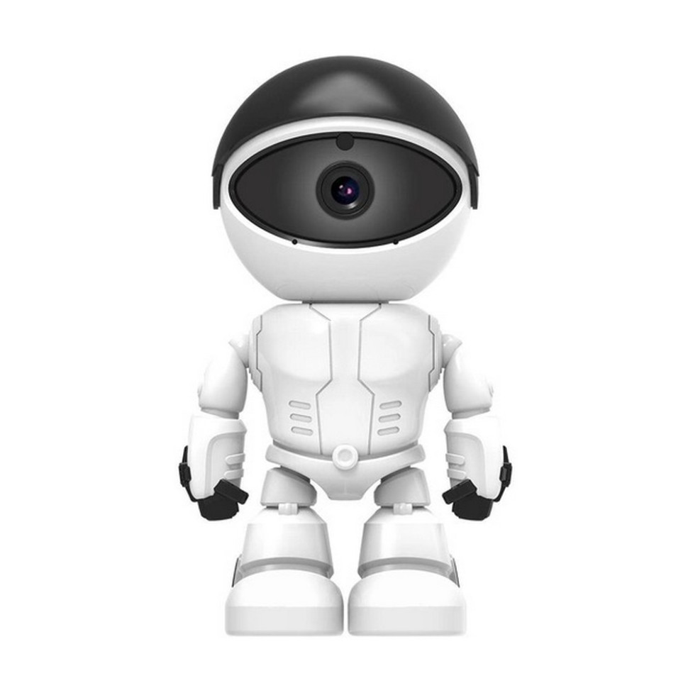 Беспроводная поворотная IP-камера видеонаблюдения SV Робот Bambi QC1-B 3MP, Белый