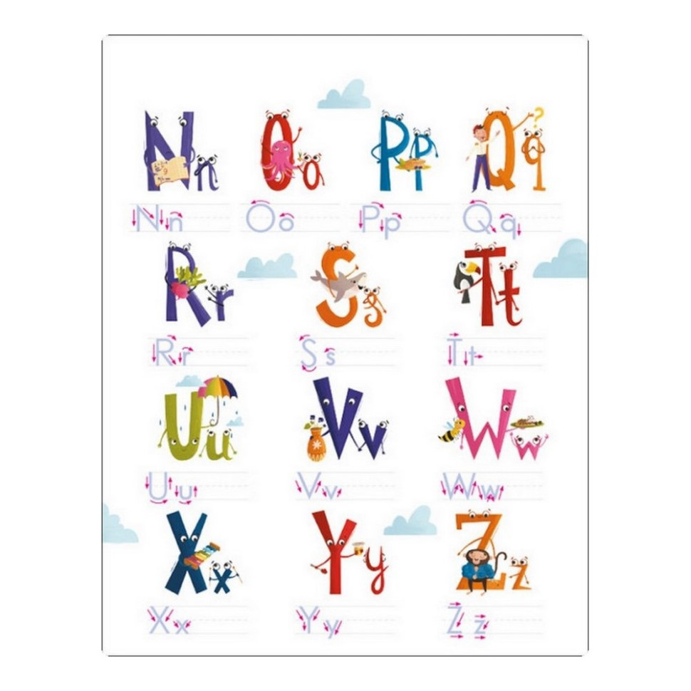 Навчальний зошит English for kids: My Funny ABC Sticker Book Ранок 20904 з наклейками