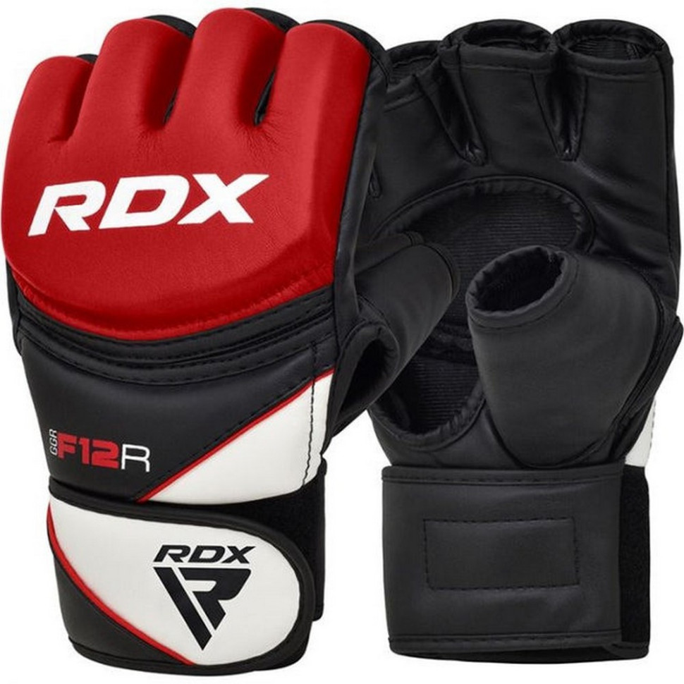 Перчатки для ММА F12 Model GGRF RDX Inc Limited GGR-F12R-S, Red, S (капа в комплекте)