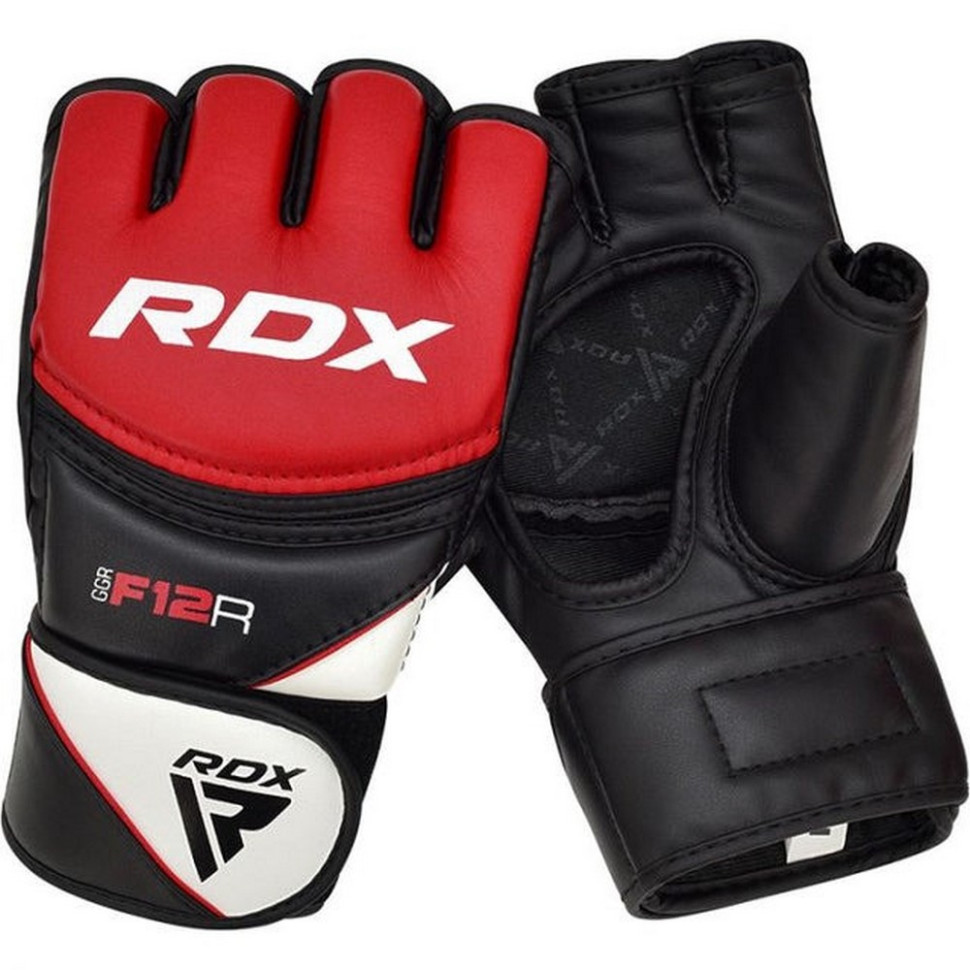 Перчатки для ММА F12 Model GGRF RDX Inc Limited GGR-F12R-S, Red, S (капа в комплекте)