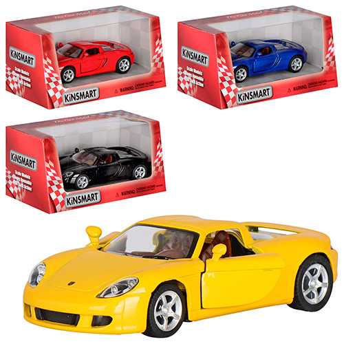 Машинка Porsche Carrera GT Kinsmart KT5081W інерційна, 1:36