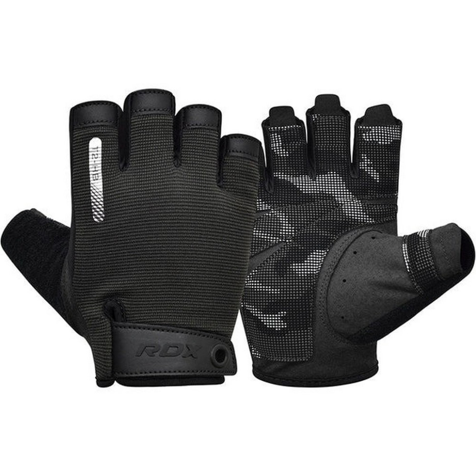 Перчатки для фитнеса T2 Half RDX Inc Limited WGA-T2HB-M, Black, M