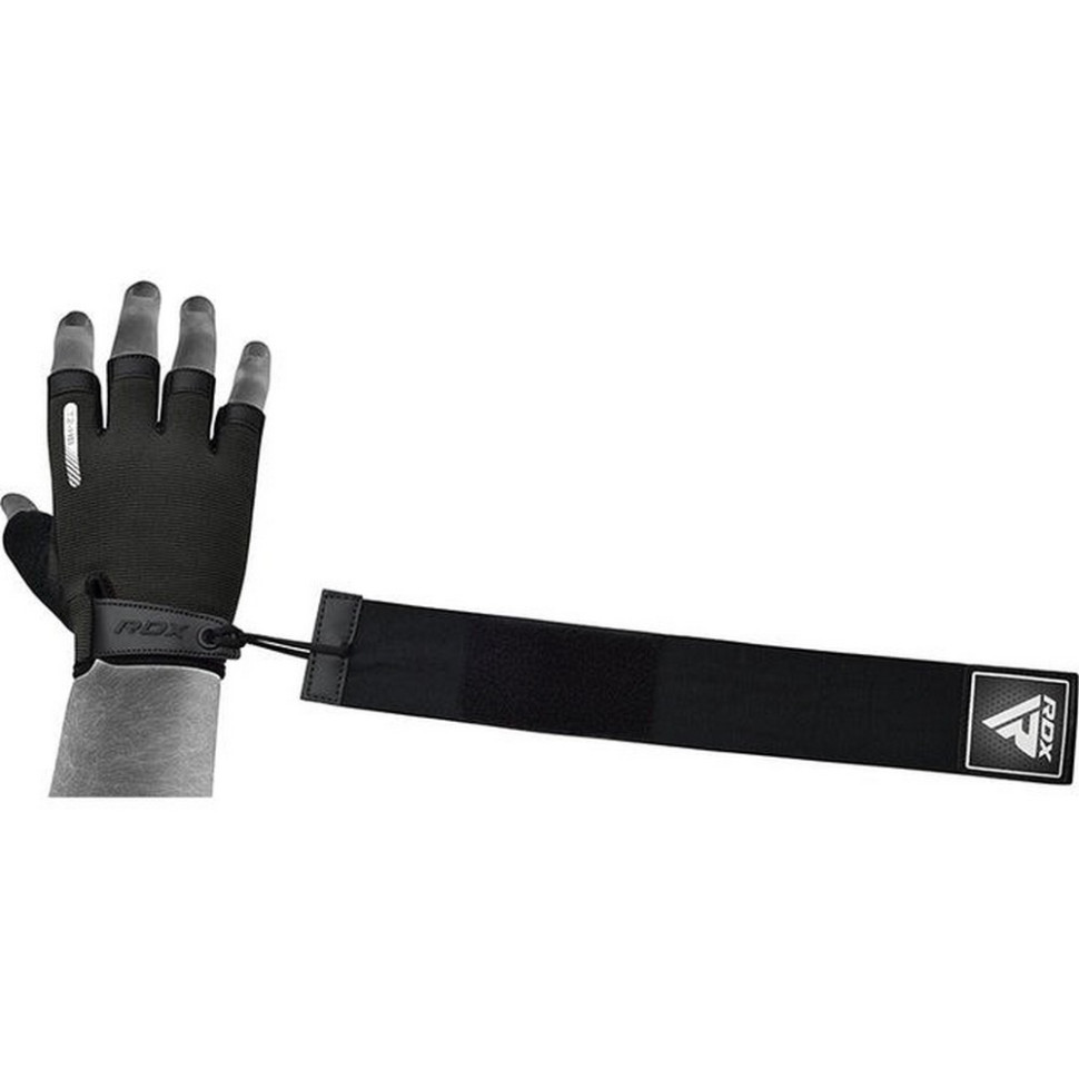 Перчатки для фитнеса T2 Half RDX Inc Limited WGA-T2HB-M, Black, M