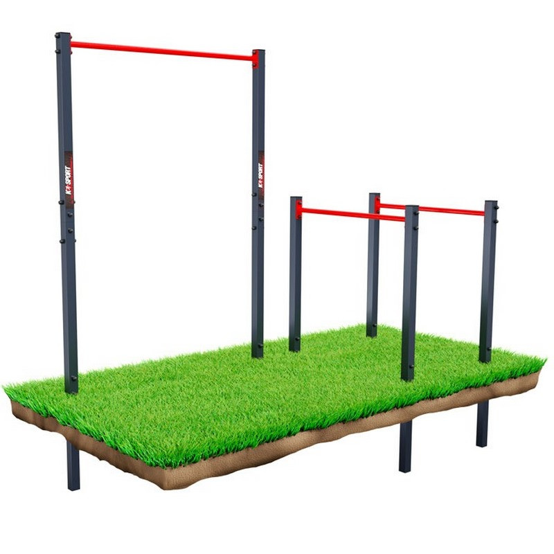 Турнік для підтягування з брусами Garden-street workout KSOZ004 K-Sport KS-222 до 150 кг