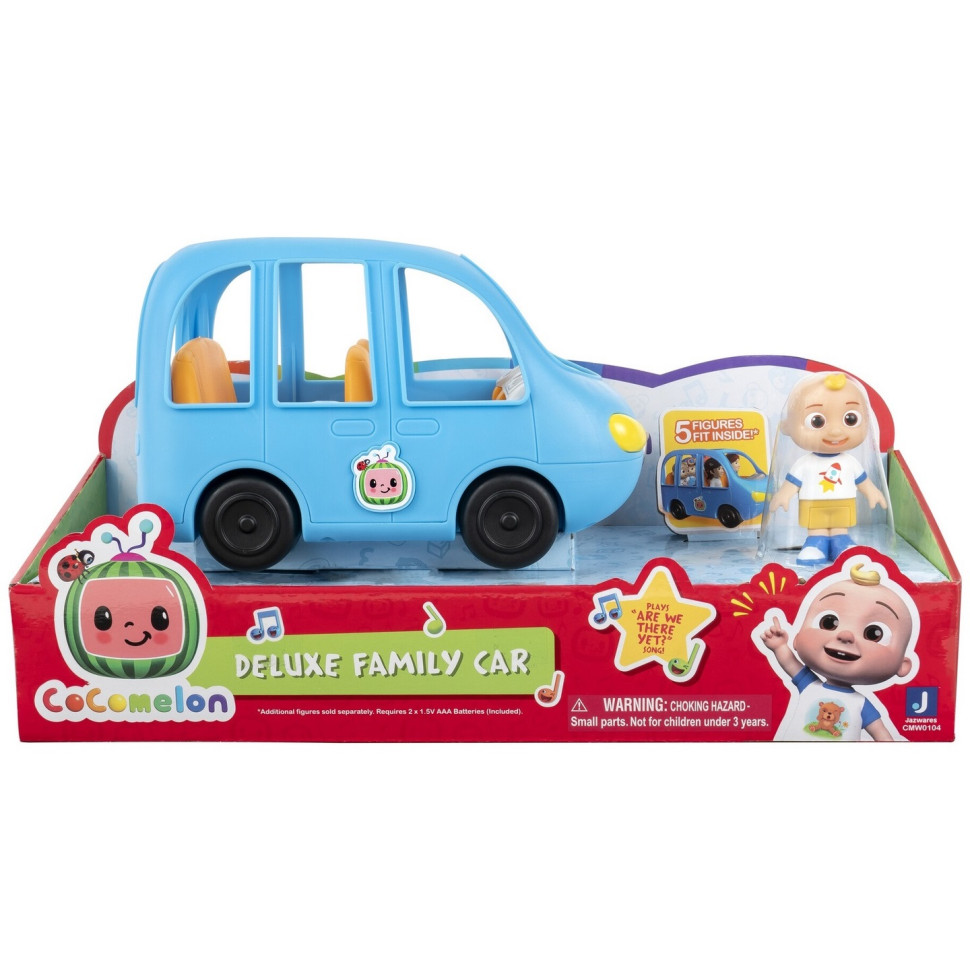 Ігровий набір CoComelon Deluxe Vehicle Family Fun Car Vehicle світло і звук CMW0104