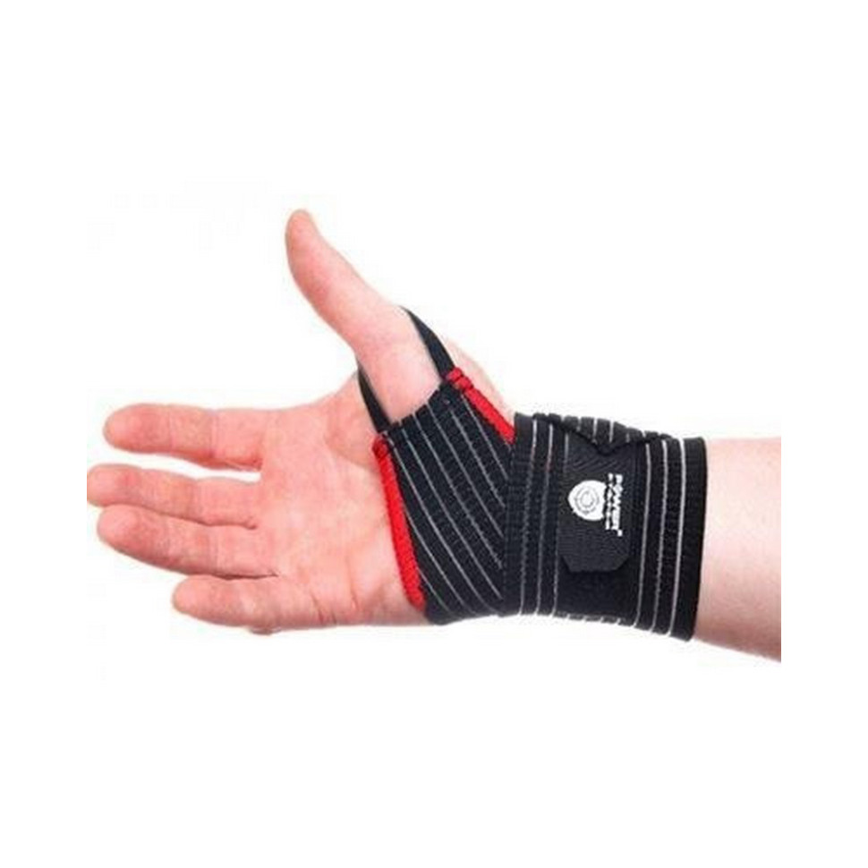 Кистьові бинти Elastic Wrist Support Power System PS-6000_Black