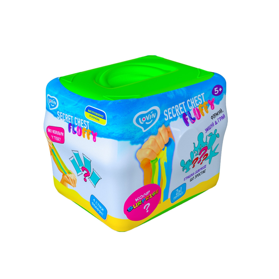 Игрушка-антистресс Secret Chest fluffy ТМ Lovin 81007 с игрушкой сюрпризом