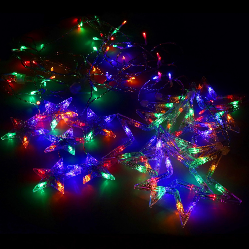 Гирлянда бахрома уличная Springos CL4017, 2 м 138 LED, Mix