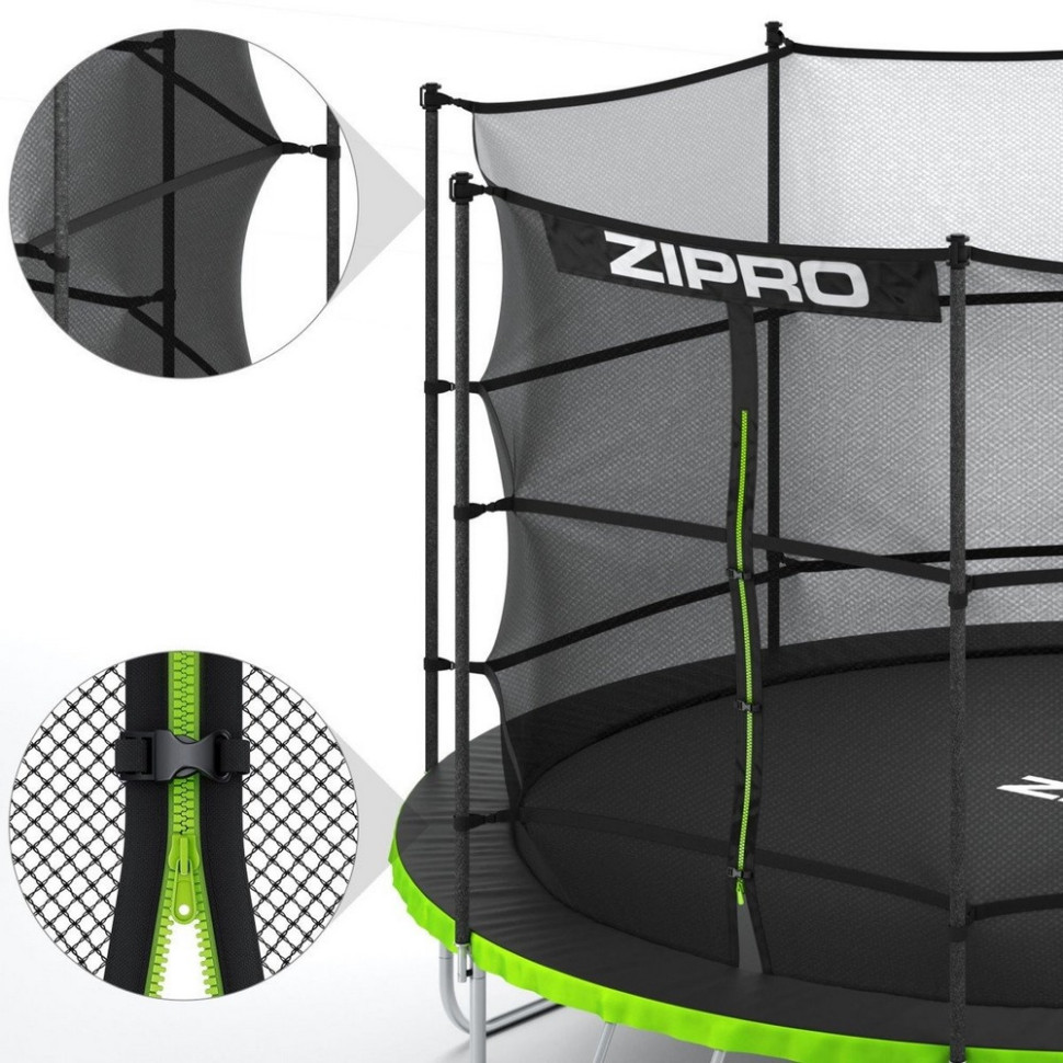 Батут с внутренней сеткой Jump Pro Zipro 5902659840660, 8 футов 252 см