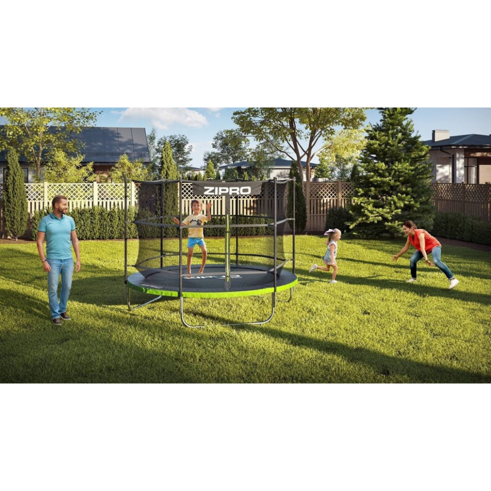Батут с внутренней сеткой Jump Pro Zipro 5902659840660, 8 футов 252 см