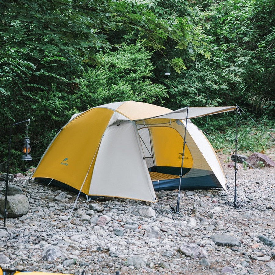 Намет тримісний CNK2300ZP024 Naturehike 6976023923661 жовтий