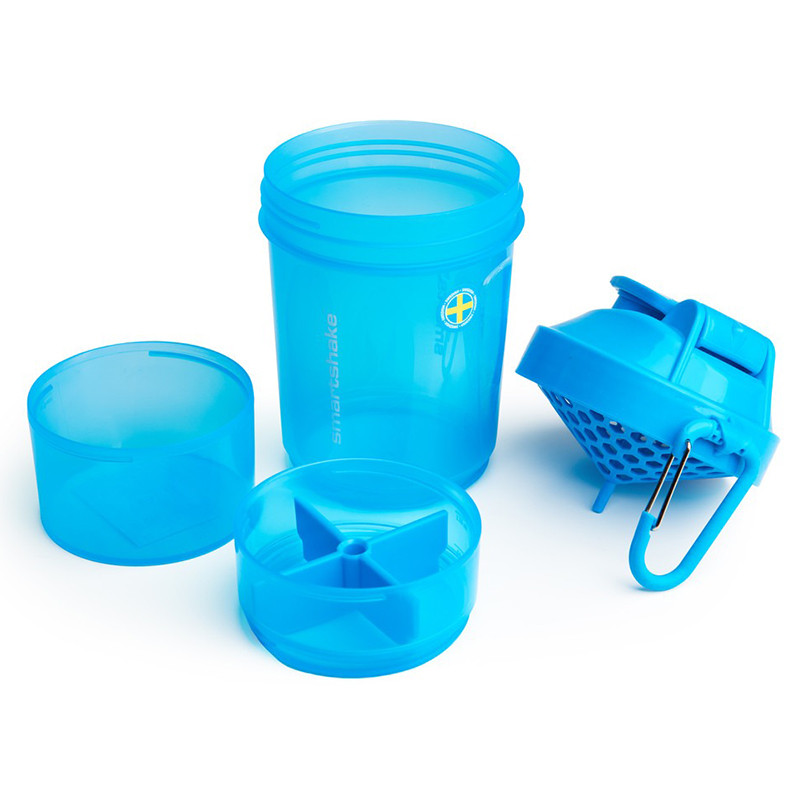 Шейкер спортивний Original2GO SmartShake 10560102 Neon Blue 600 мл
