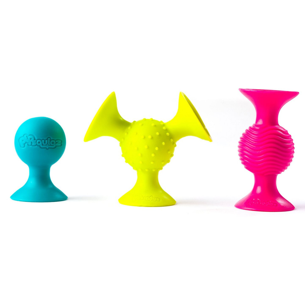 Набор сенсорных погремушек PipSquigz Fat Brain Toys F089ML на присосках 