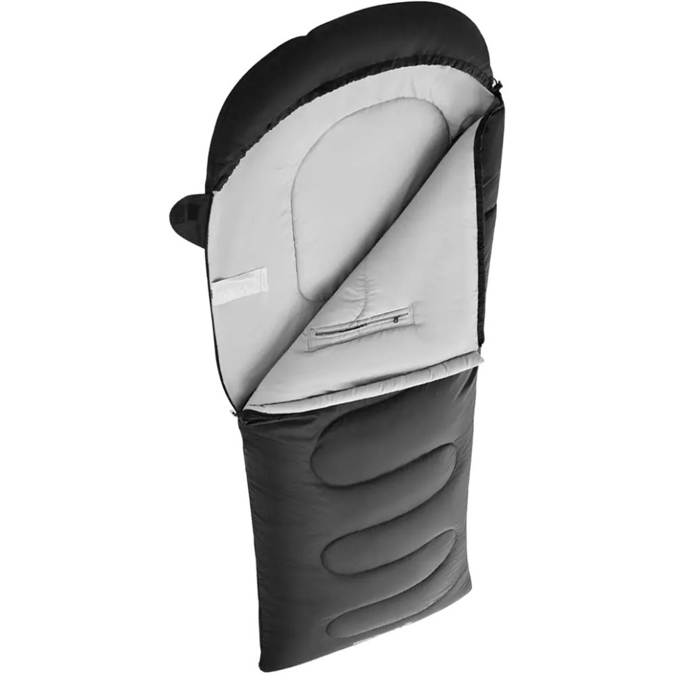 Спальный мешок туристический Lona 250 KingCamp KS2401_BLACK_L