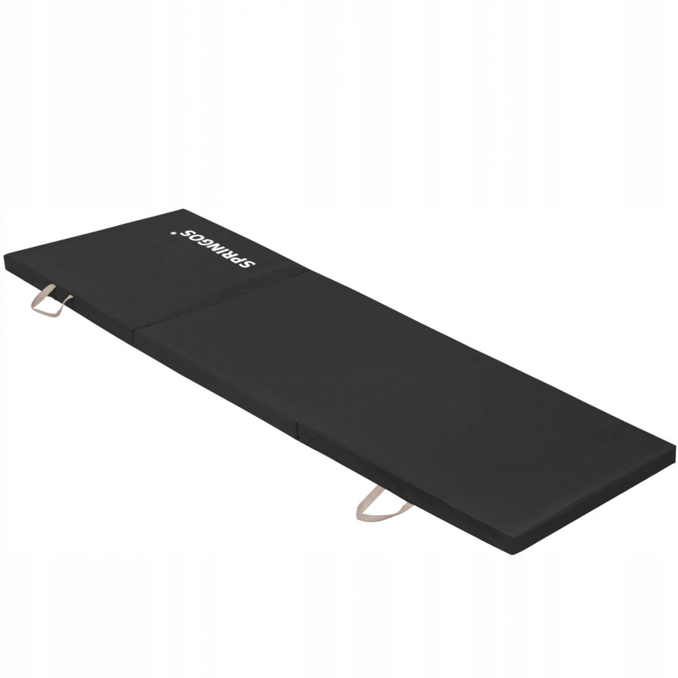 Мат гимнастический складной Springos FA0060 Black 180x60x3 cм 