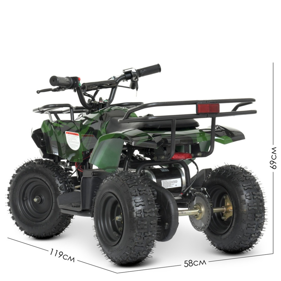 Детский электромобиль Квадроцикл Bambi HB-ATV800AS-10 Зеленый