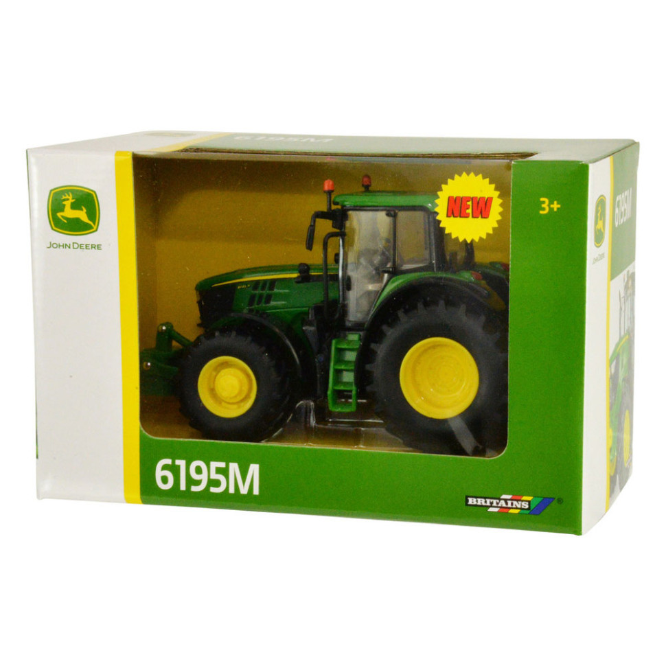 Модель Трактор John Deere 6195M Britains 43150B масштаб 1:32