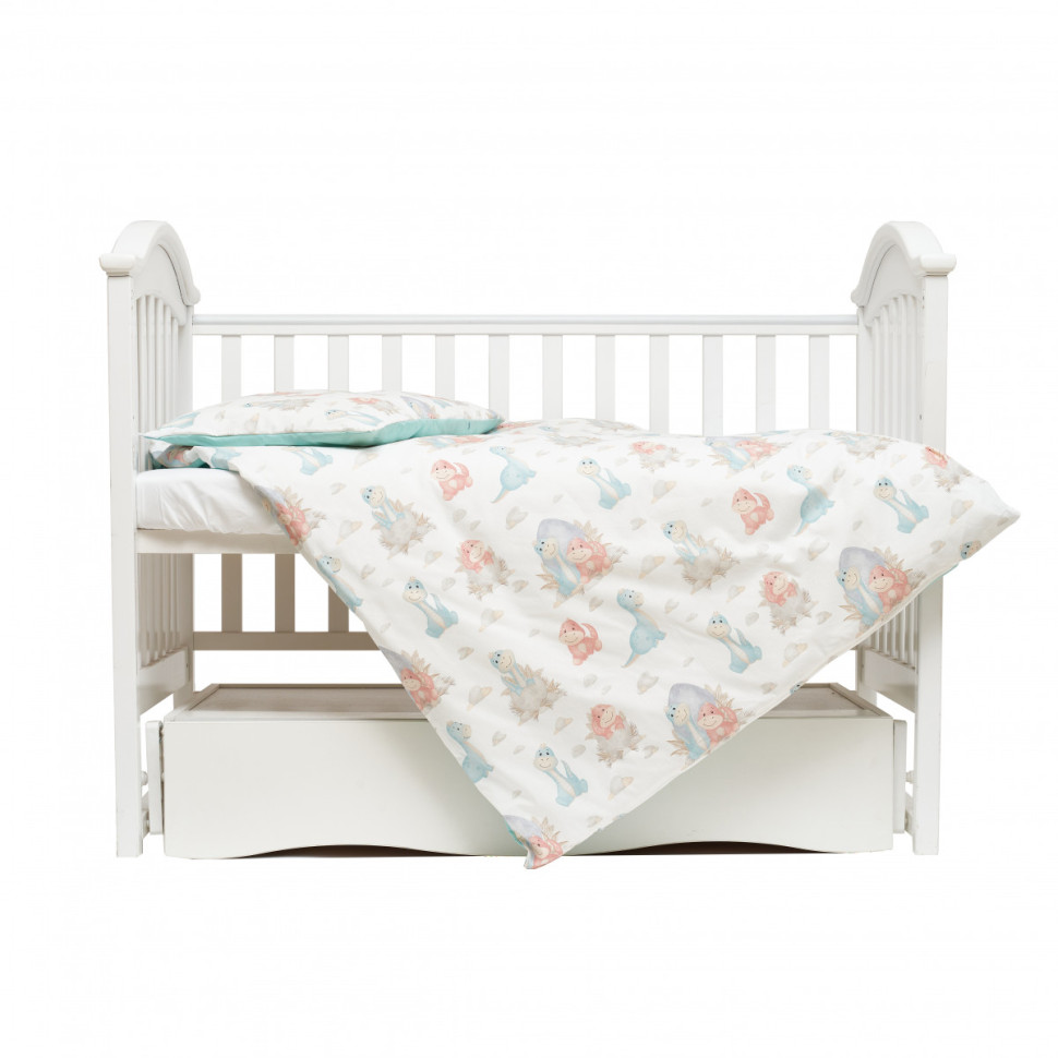 Комплект детской постели Динозаврик Comfort line Twins 3054-C-14, 3 элемента