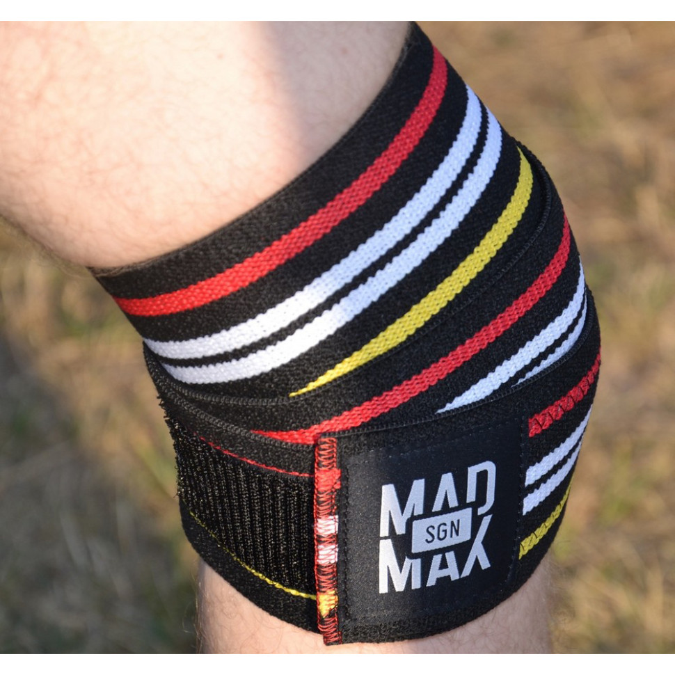 Бинты на колени Knee Wraps MadMax MFA-292-U, Black