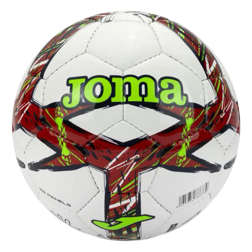 Мяч футбольный DALIII Joma 401412.206 белый, красный, салатовый № 5