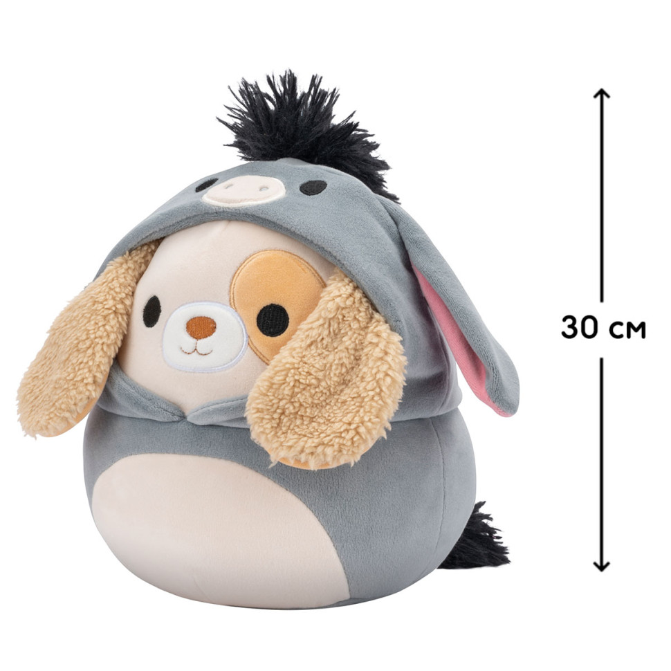 Мягкая игрушка Собака Харрис в одежде Squishmallows SQER00934, 30 см