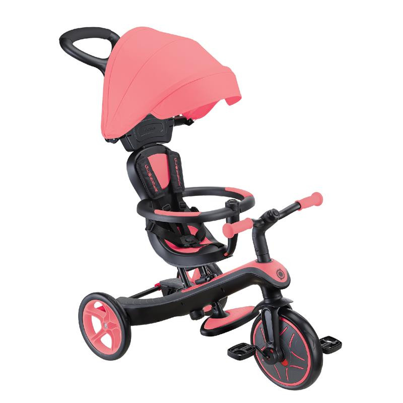 Велосипед дитячий EXPLORER TRIKE 4в1 DELUXE PLAY GLOBBER 634-110 рожевий, до 20кг