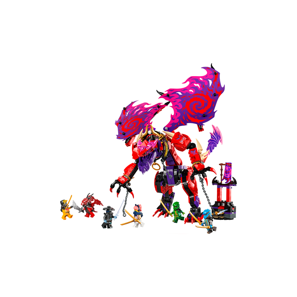 Конструктор NINJAGO Громовержец Дракон Хаоса LEGO 71832, 668 деталей