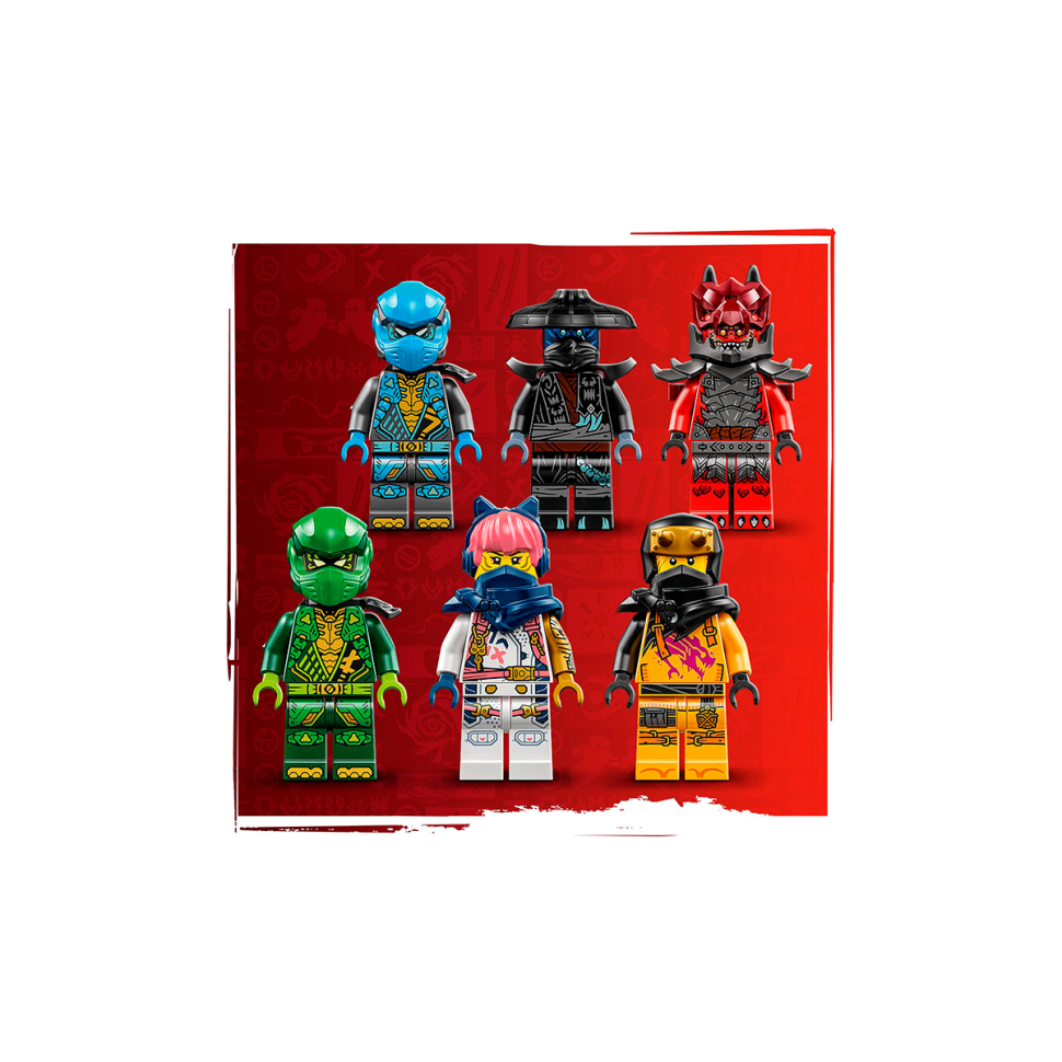 Конструктор NINJAGO Громовержец Дракон Хаоса LEGO 71832, 668 деталей