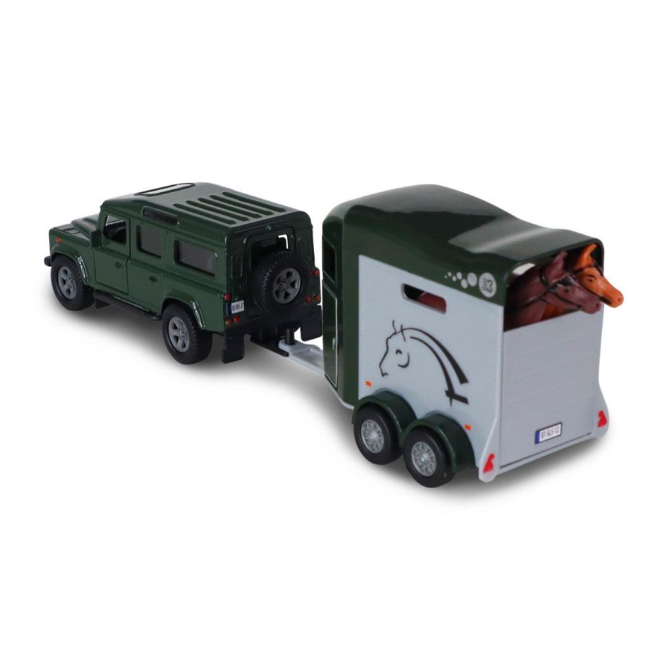 Колекційна машинка Range Rover TechnoDrive 520460.270 з причіпом і фігурками коней