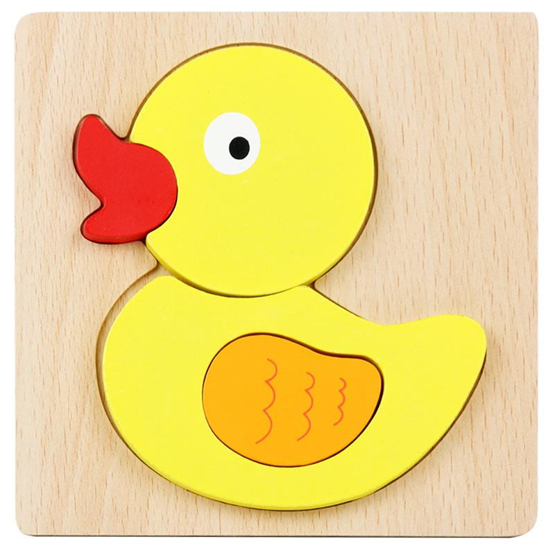 Деревянная игрушка Пазлы Bambi MD 2925, 15х15 см