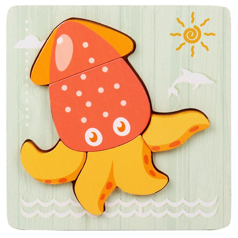 Деревянная игрушка Пазлы Bambi MD 2925, 15х15 см