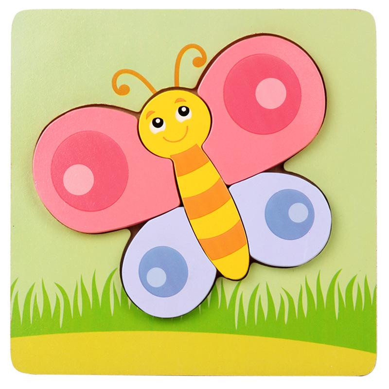 Деревянная игрушка Пазлы Bambi MD 2925, 15х15 см