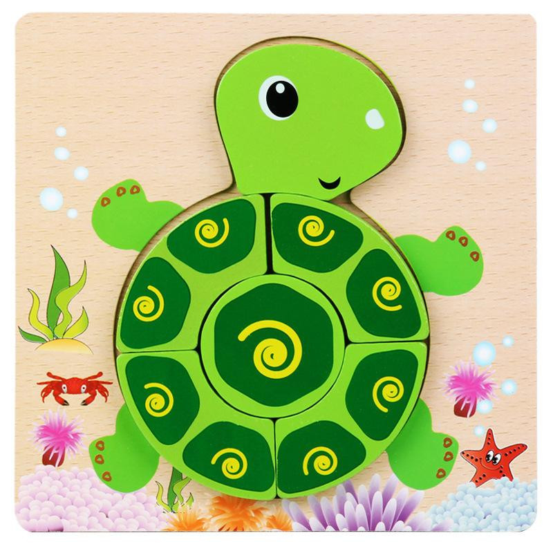 Деревянная игрушка Пазлы Bambi MD 2925, 15х15 см