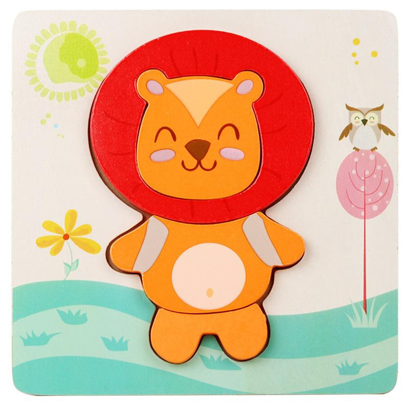 Деревянная игрушка Пазлы Bambi MD 2925, 15х15 см