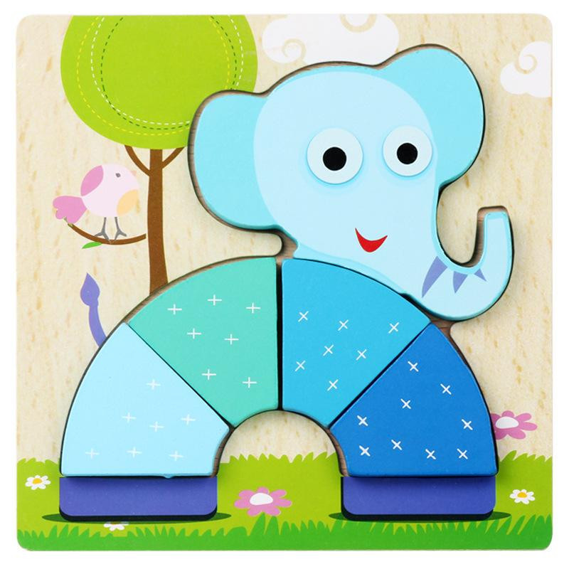 Деревянная игрушка Пазлы Bambi MD 2925, 15х15 см
