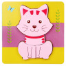 Деревянная игрушка Пазлы Bambi MD 2925, 15х15 см