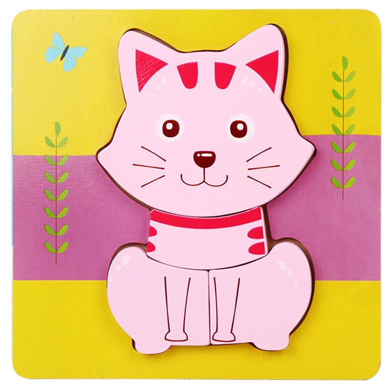 Деревянная игрушка Пазлы Bambi MD 2925, 15х15 см