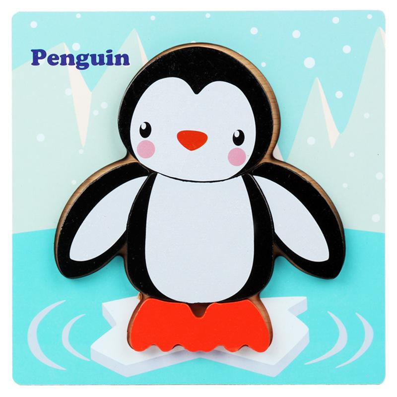 Деревянная игрушка Пазлы Bambi MD 2925, 15х15 см