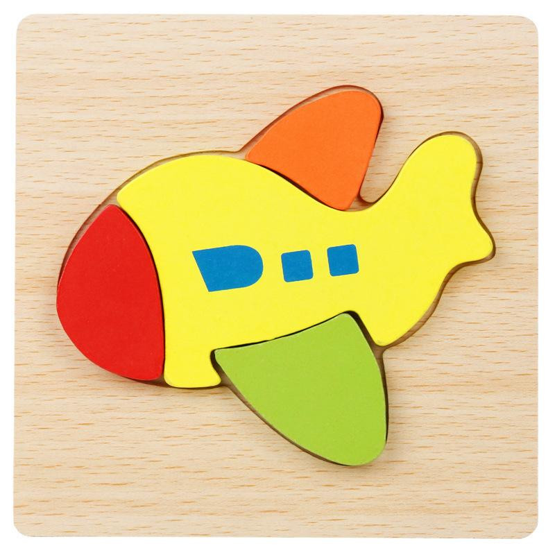 Деревянная игрушка Пазлы Bambi MD 2925, 15х15 см